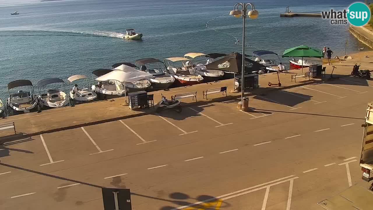 Vodice Live webcam – marina and  seafront
