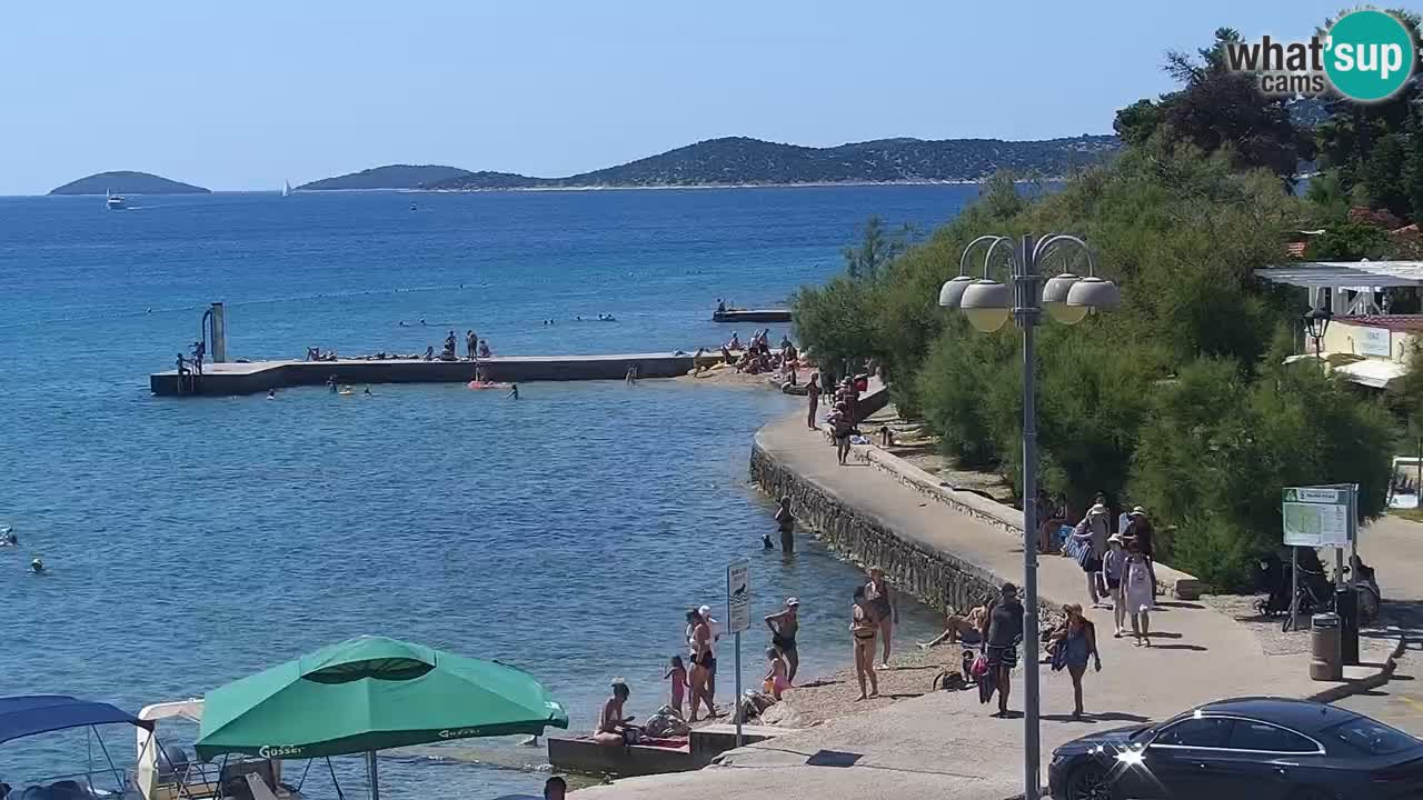 Vodice Live webcam – marina and  seafront