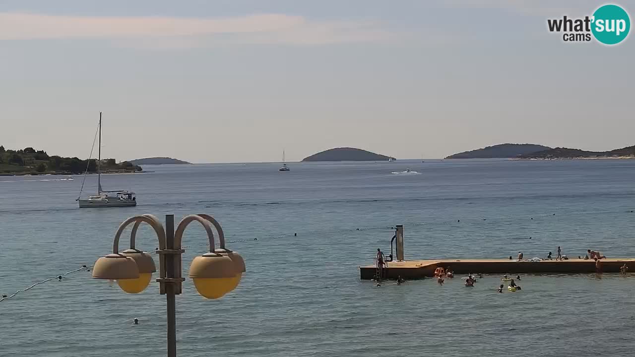 The blue beach in Vodice “Plava plaža”