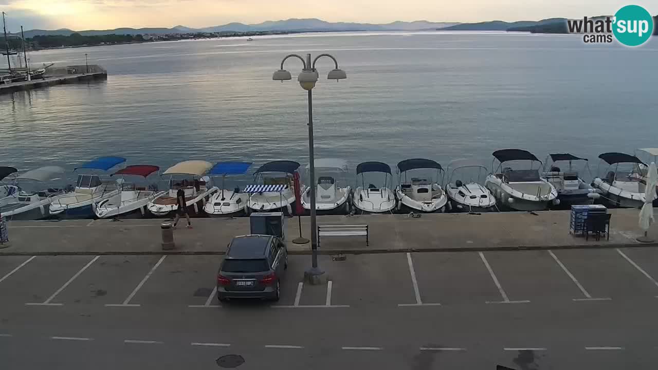 Vodice Live webcam – marina and  seafront