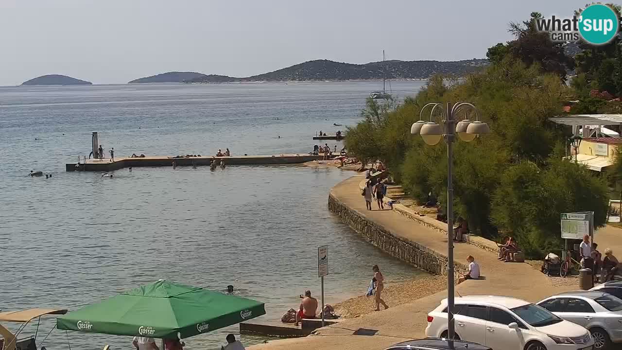 The blue beach in Vodice “Plava plaža”