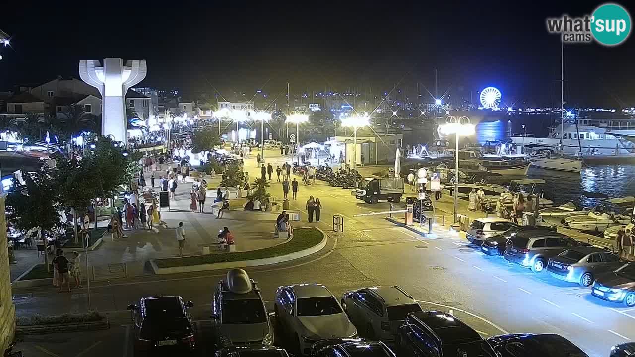 Vodice web kamera – marina i riva
