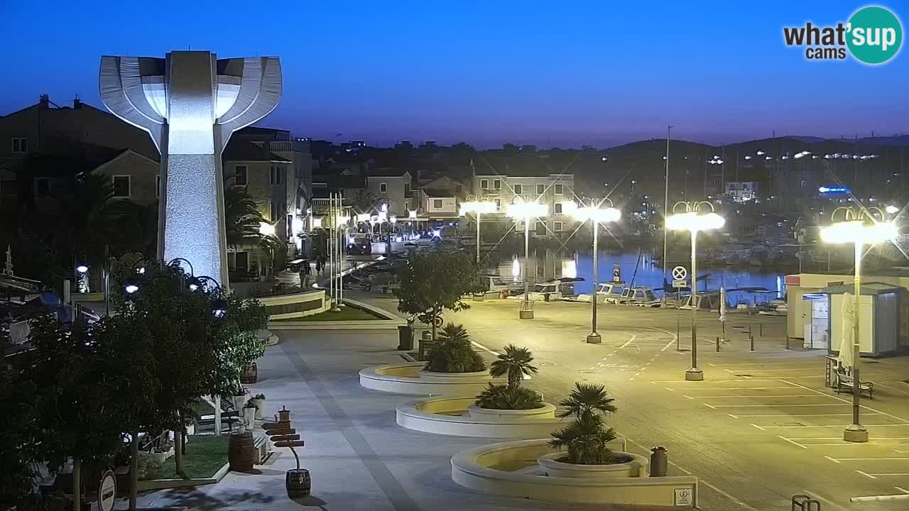 Vodice webcam live – front de mer