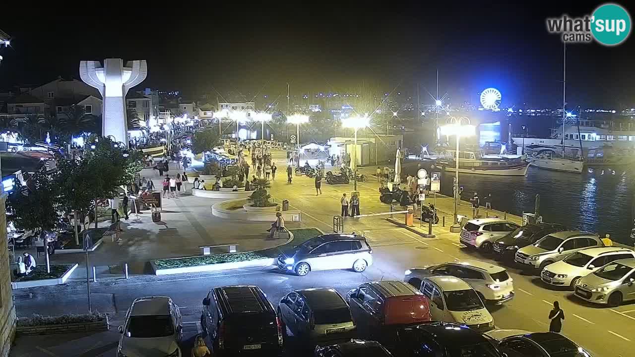 Vodice spletna kamera – marina in riva