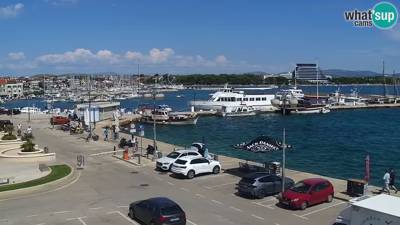 Vodice web kamera – marina i riva