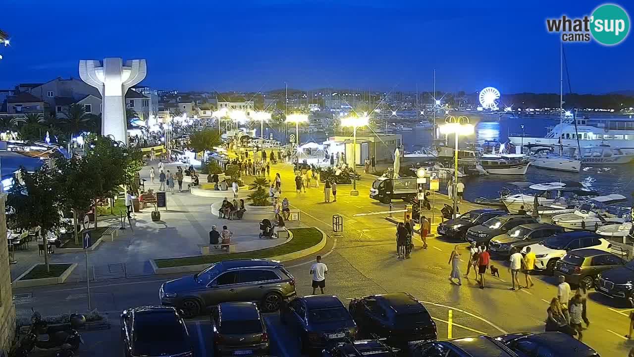 Vodice web kamera – marina i riva