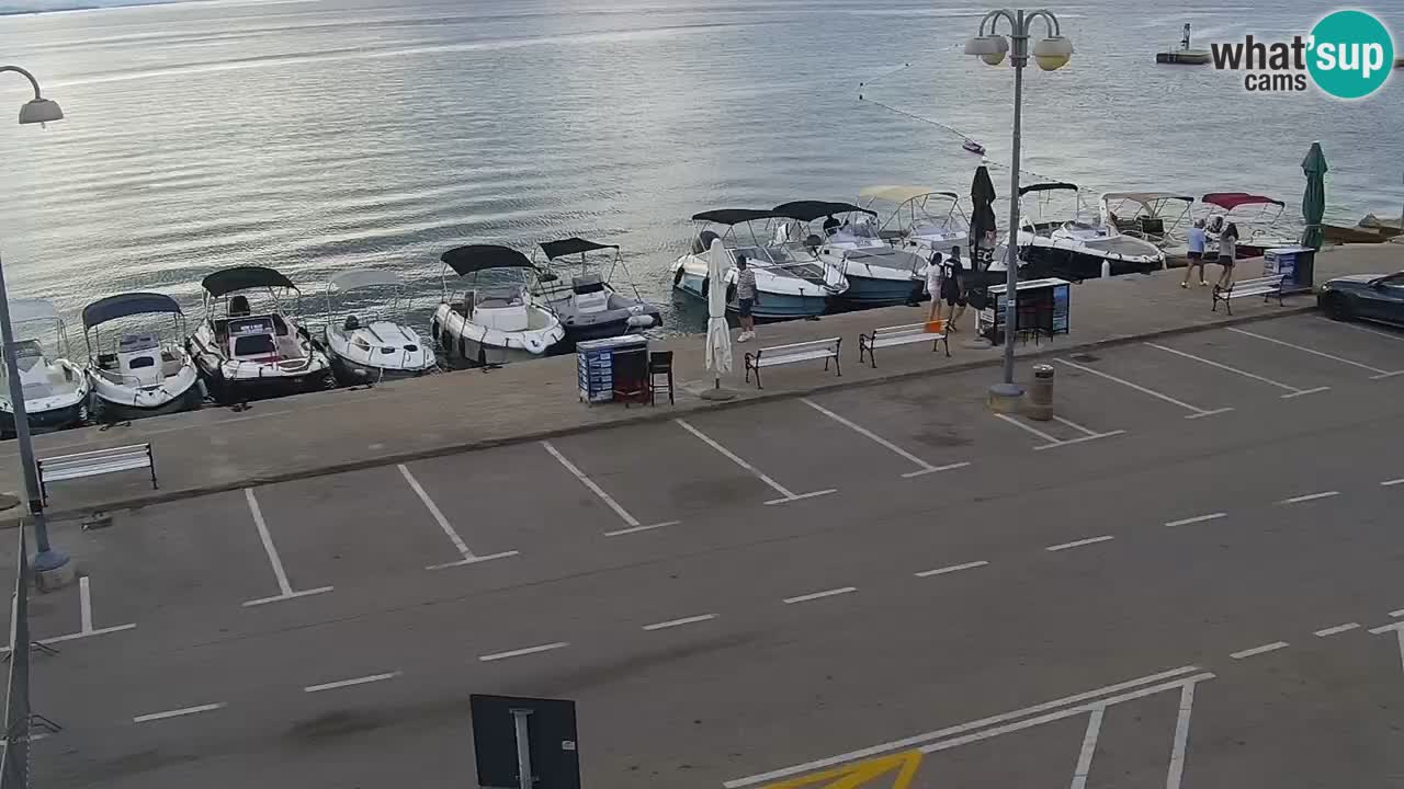 Vodice web kamera – marina i riva