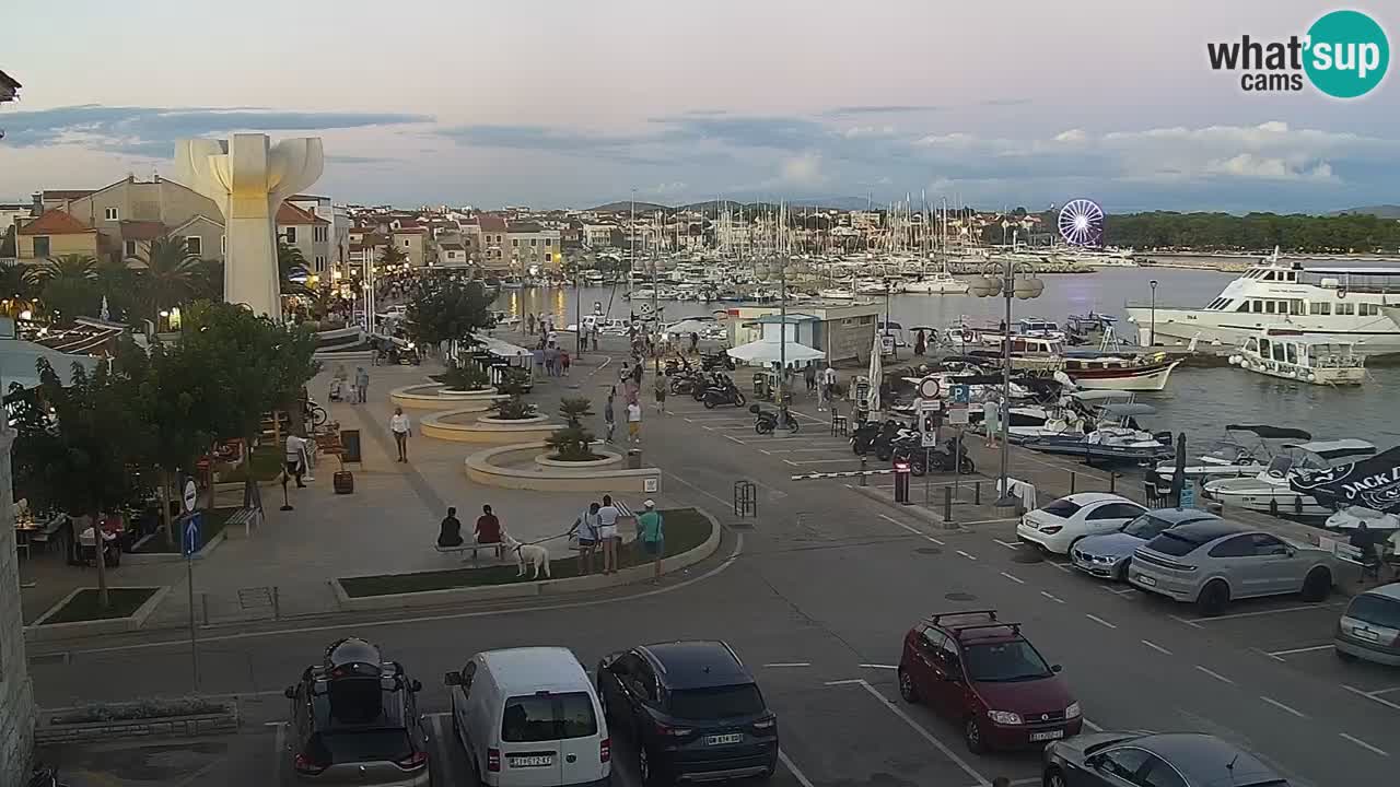 Vodice web kamera – marina i riva