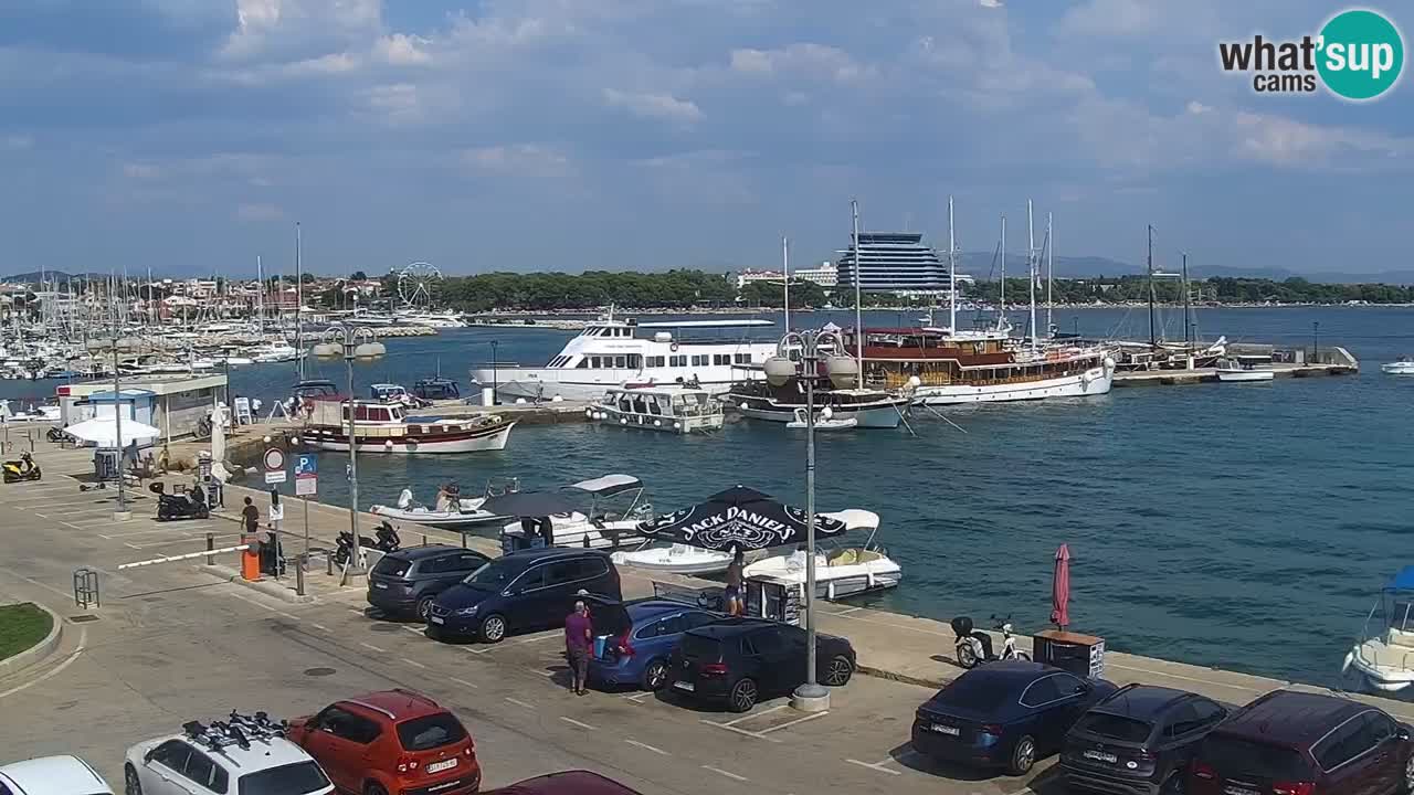 Vodice spletna kamera – marina in riva