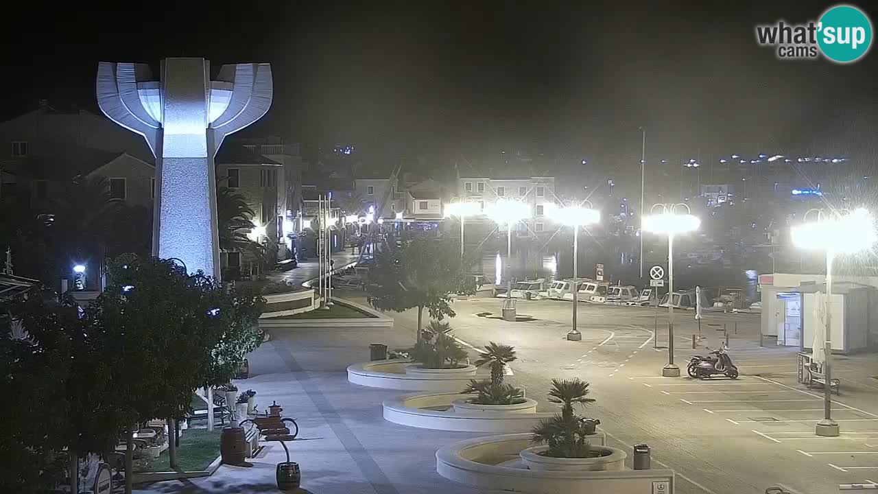 Vodice webcam – marina i meer