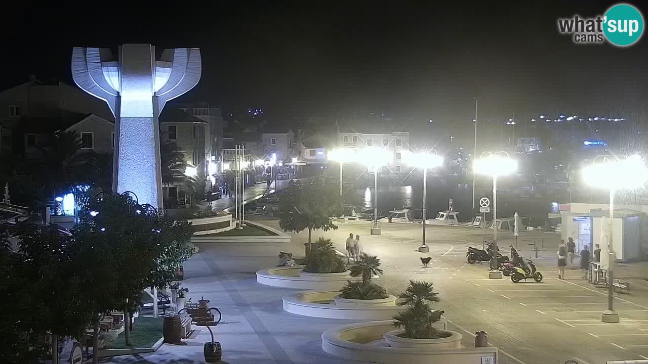 Vodice web kamera – marina i riva