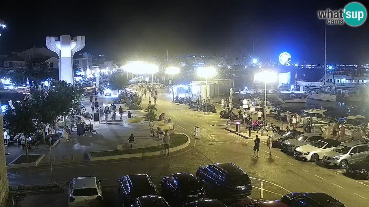 Vodice web kamera – marina i riva