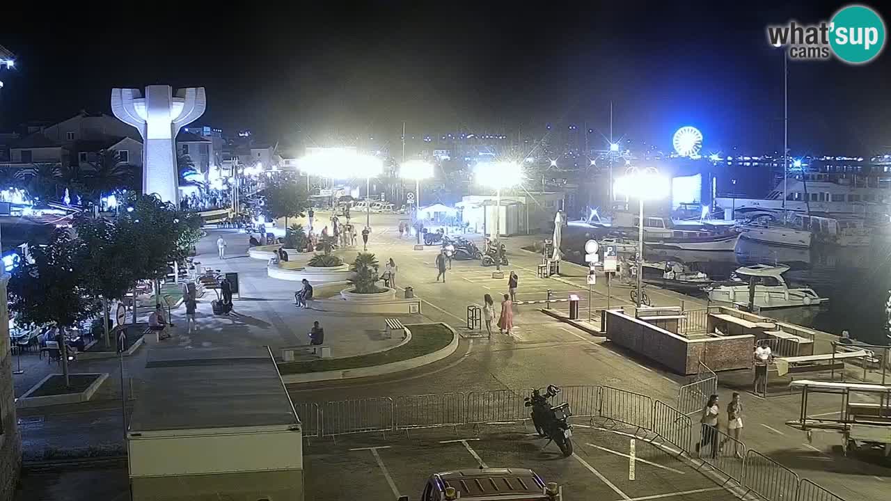 Vodice webcam live – front de mer