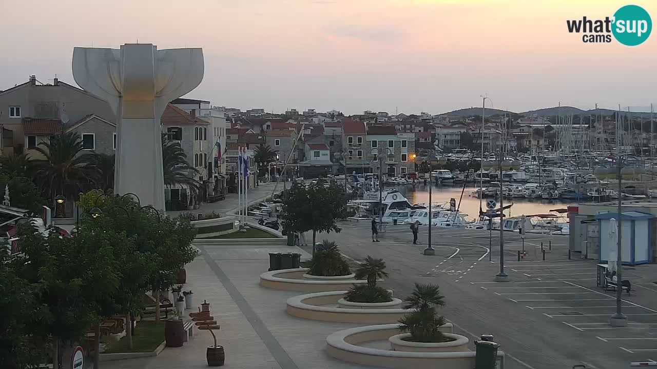 Vodice webcam – marina i meer