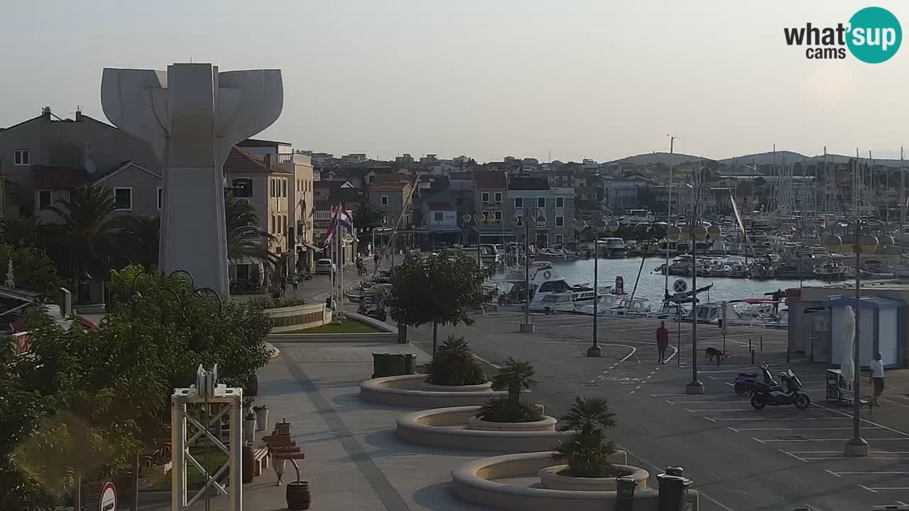 Vodice webcam – marina i meer