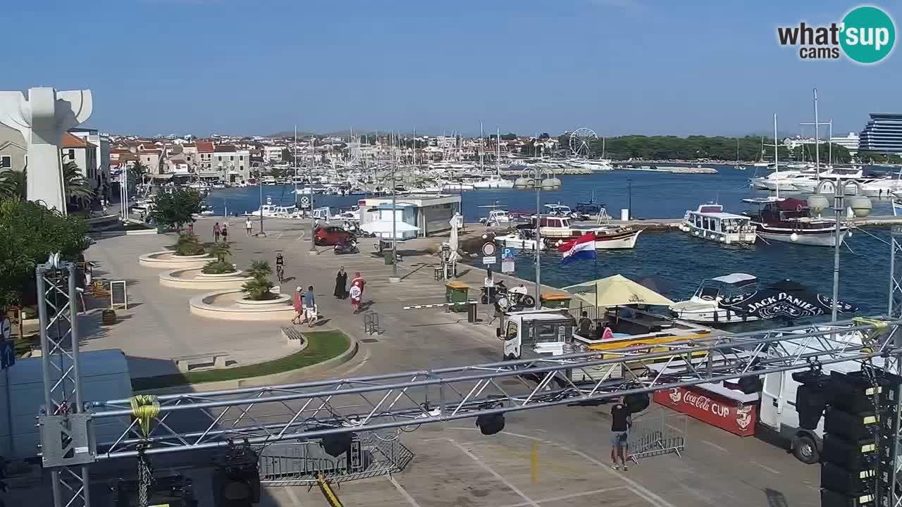 Vodice web kamera – marina i riva