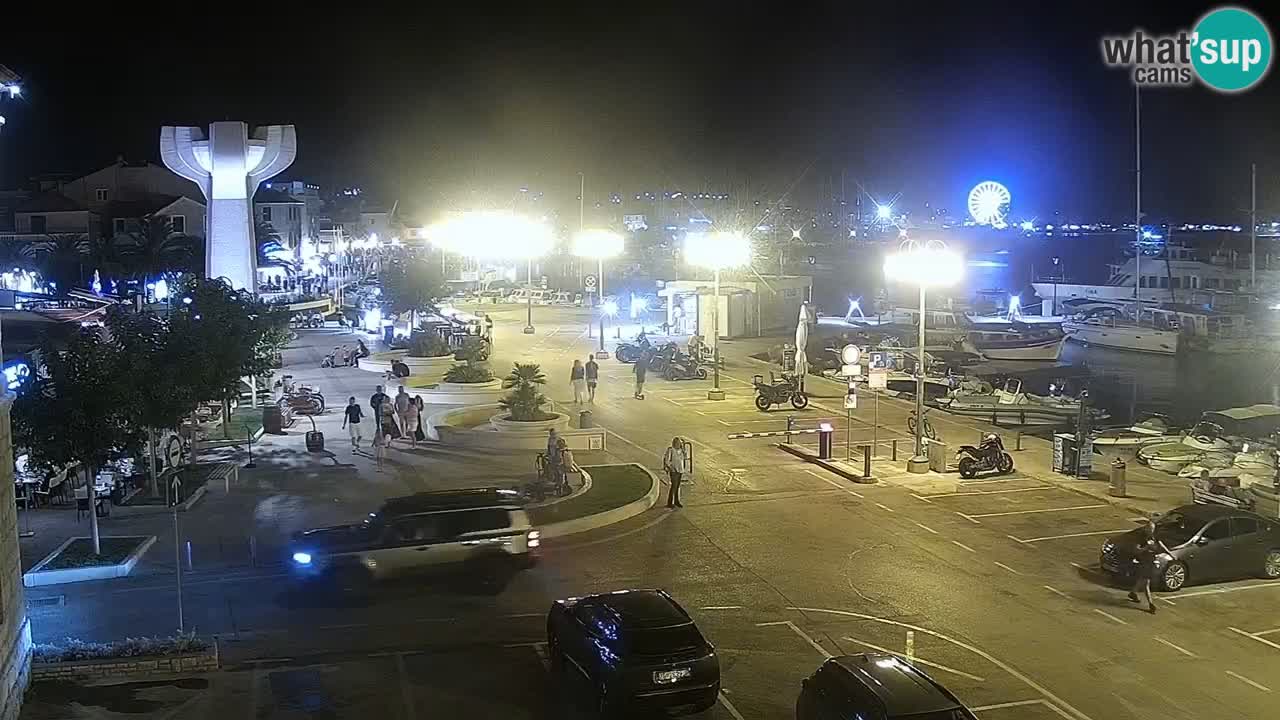 Vodice spletna kamera – marina in riva