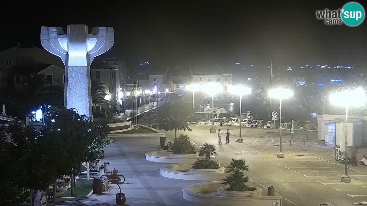 Vodice spletna kamera – marina in riva
