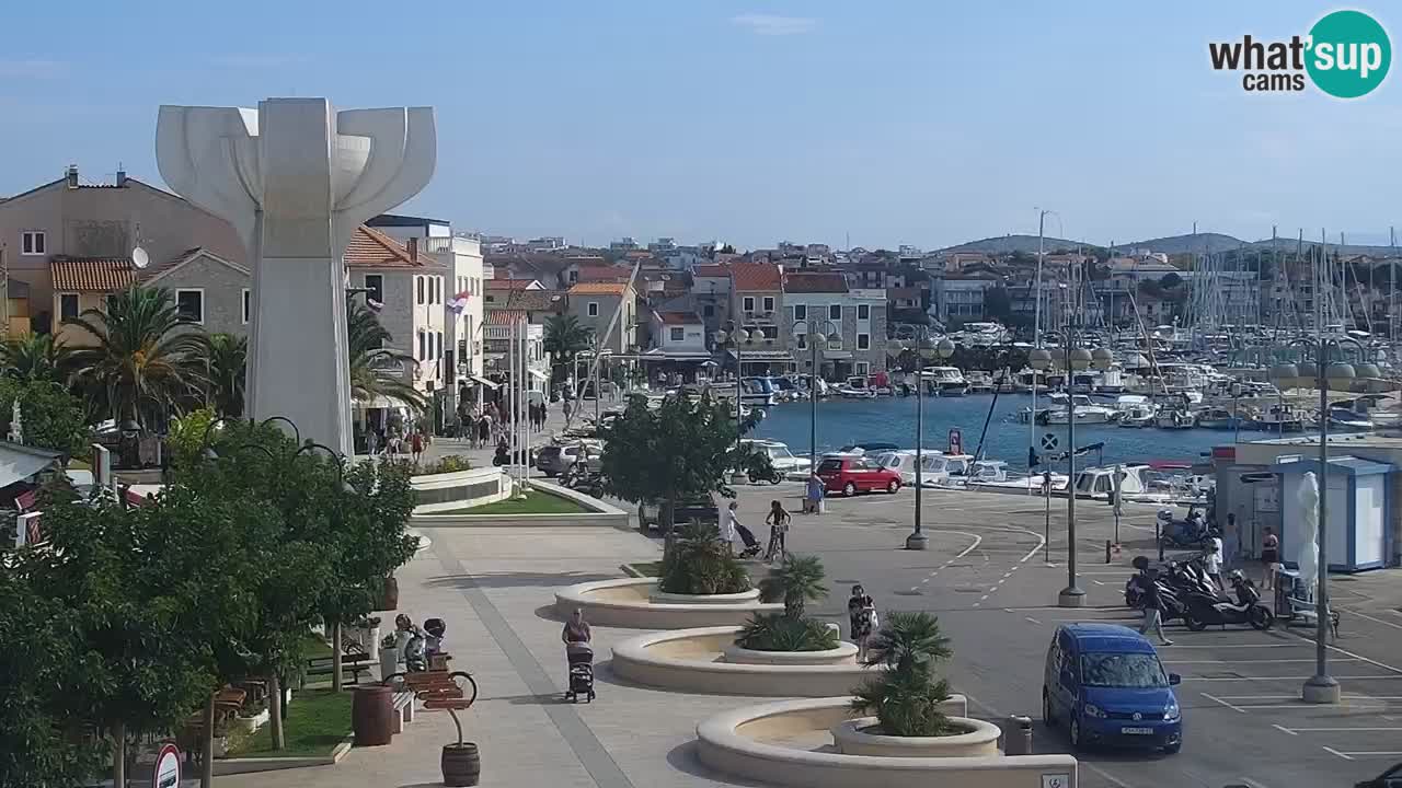 Vodice web kamera – marina i riva