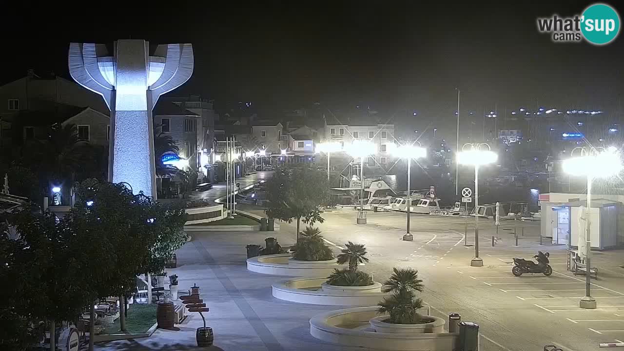 Vodice web kamera – marina i riva