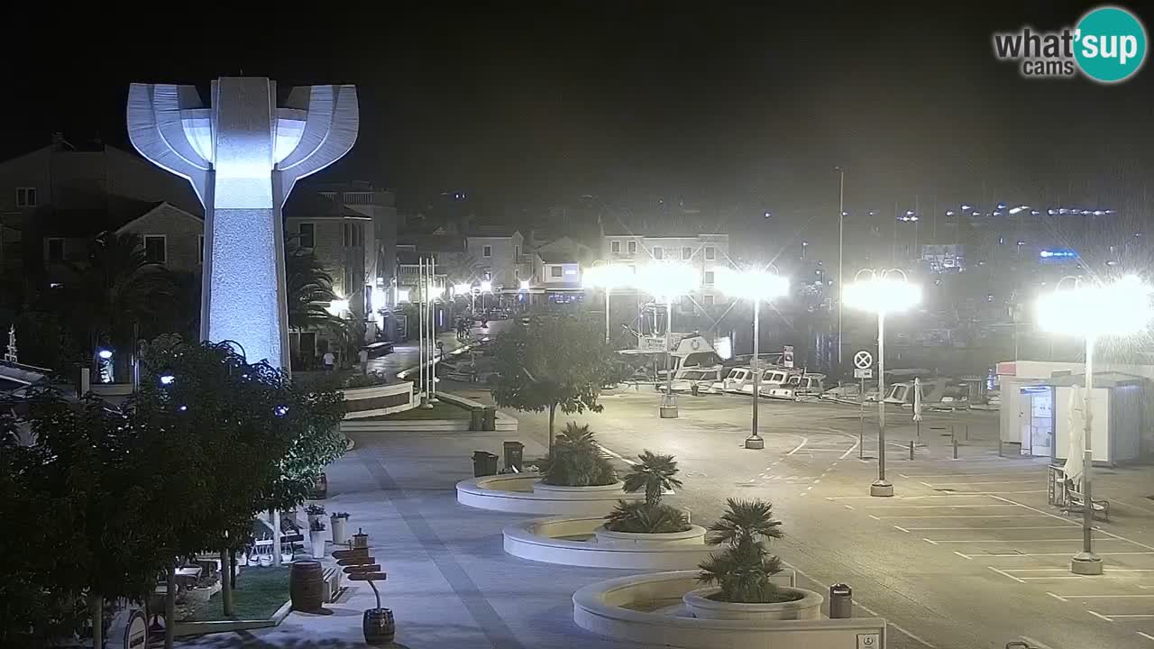 Vodice webcam live – front de mer