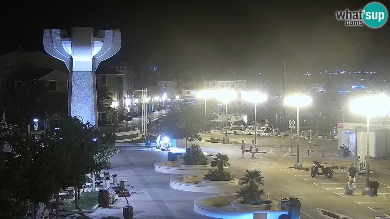 Vodice web kamera – marina i riva