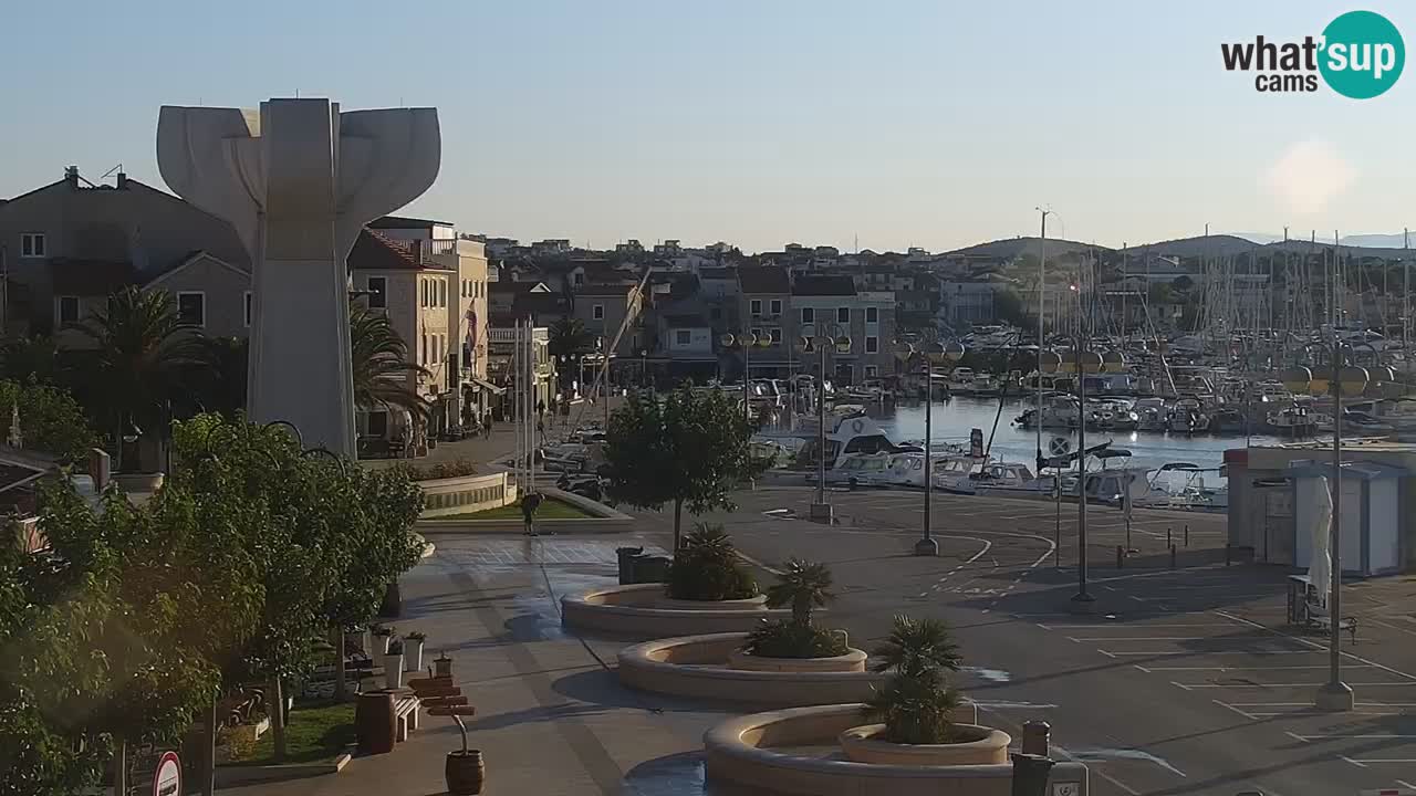 Vodice webcam – marina i meer