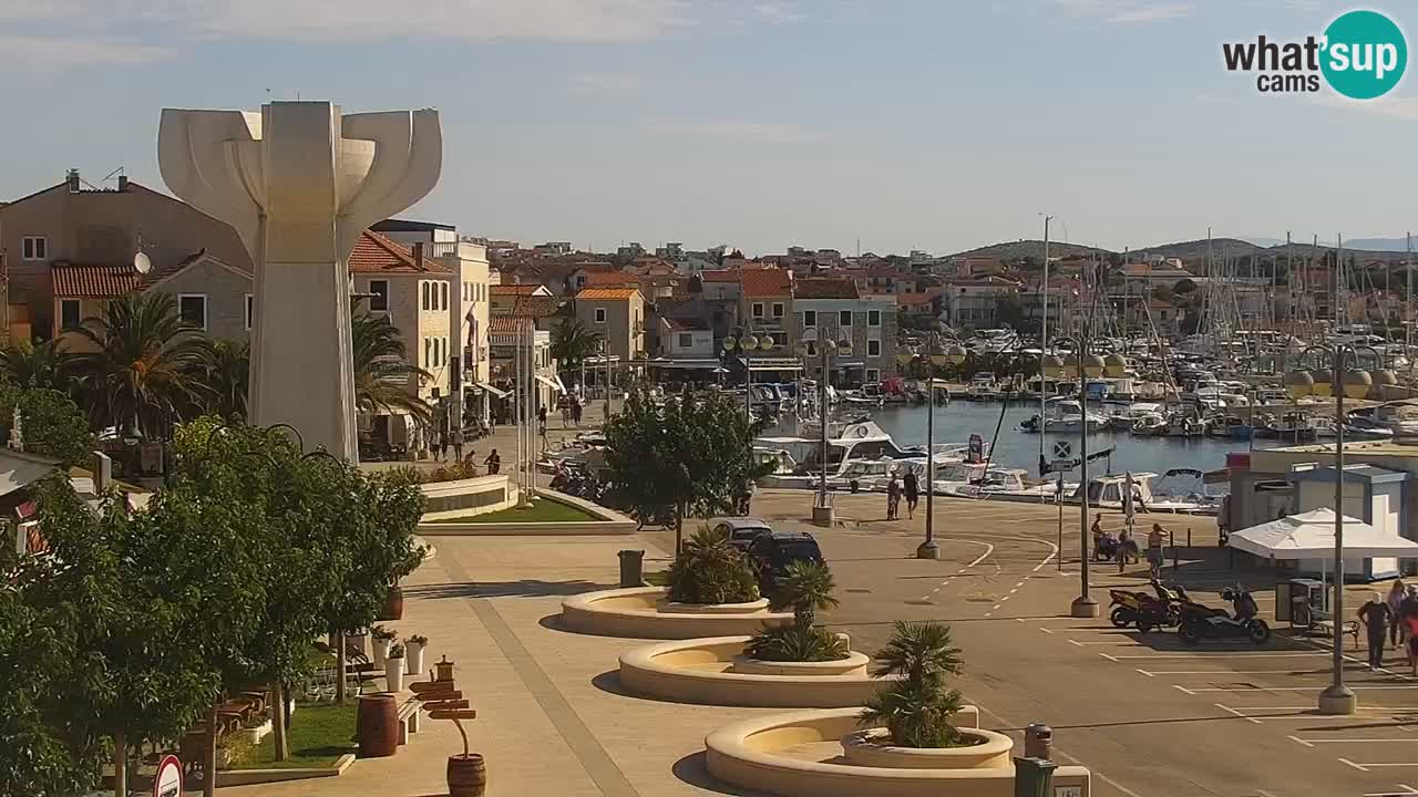 Vodice webcam – marina i meer