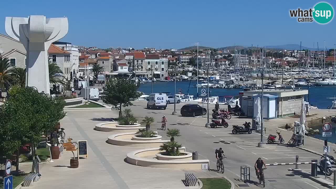 Vodice webcam live – front de mer