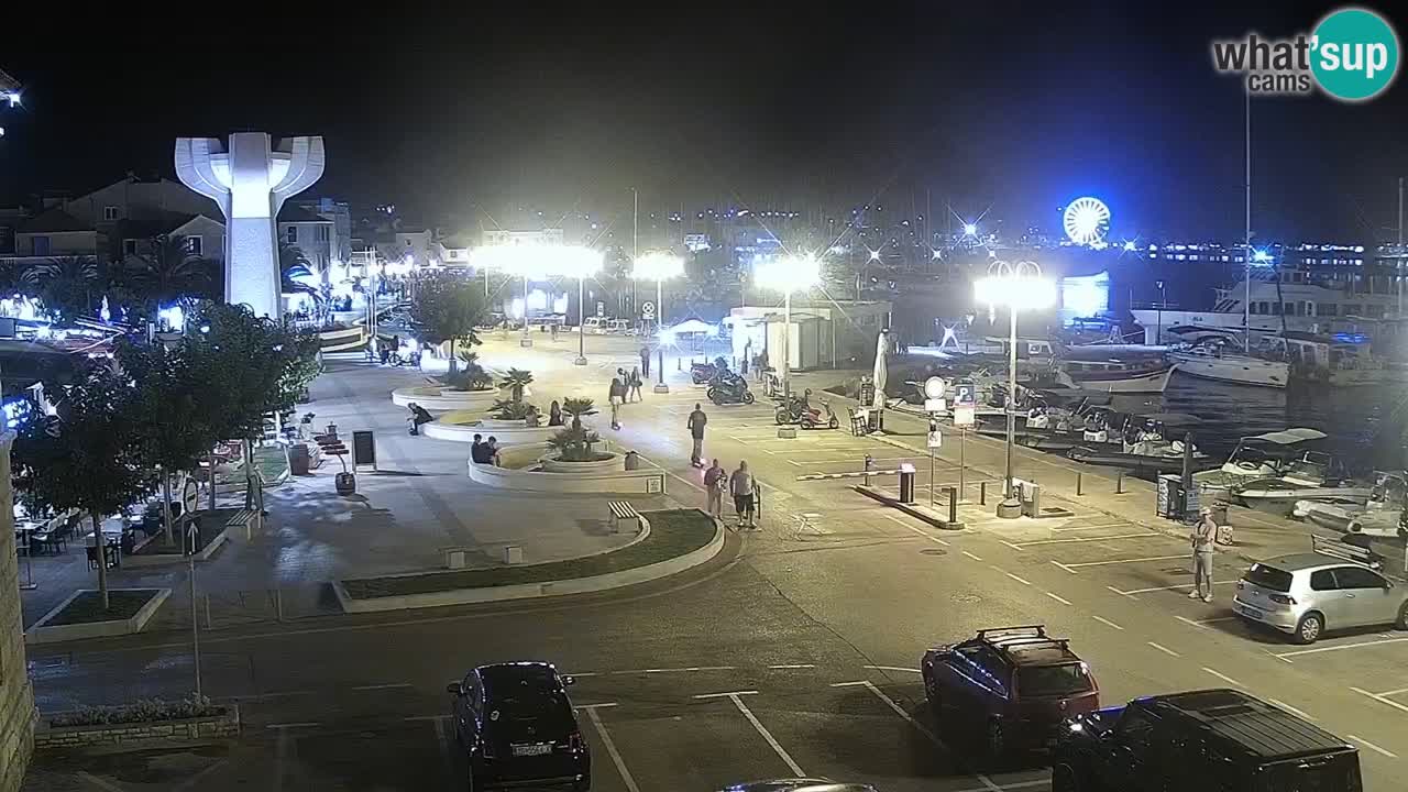 Vodice web kamera – marina i riva