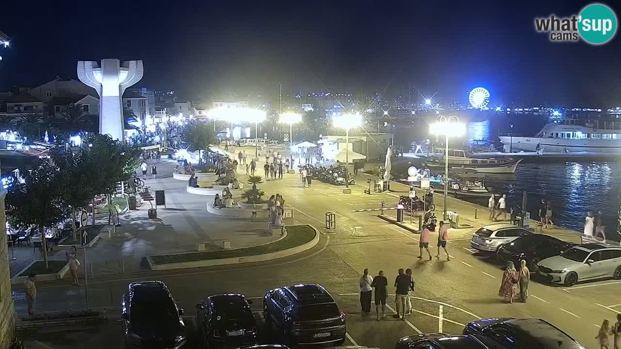 Vodice web kamera – marina i riva
