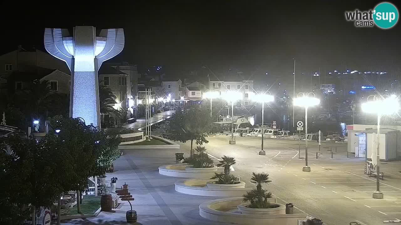 Vodice webcam live – front de mer