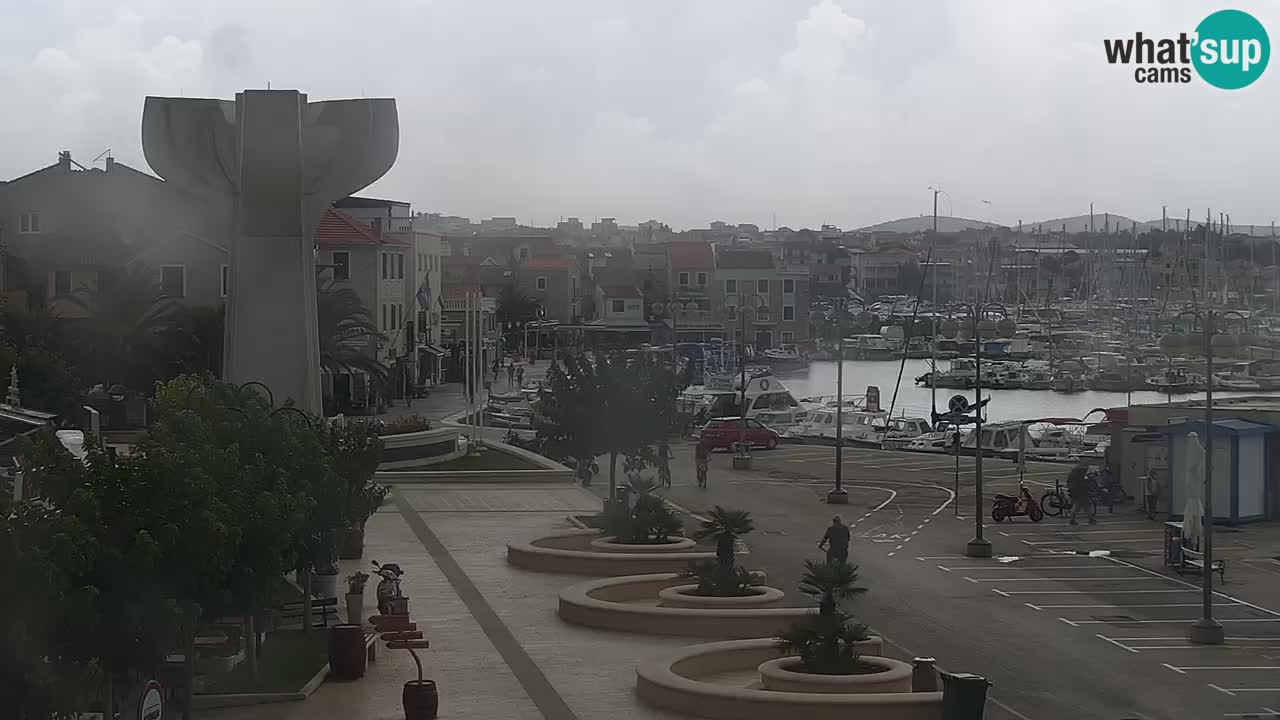 Vodice webcam – marina i meer