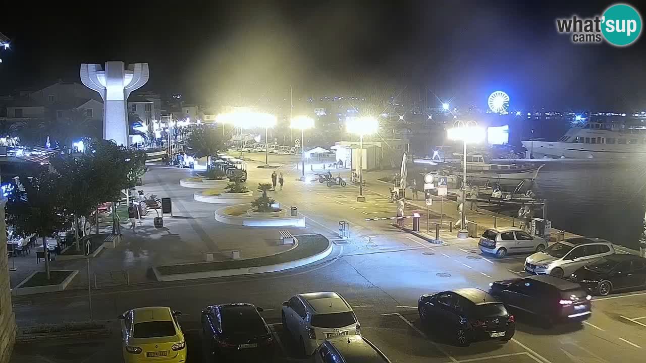 Vodice web kamera – marina i riva