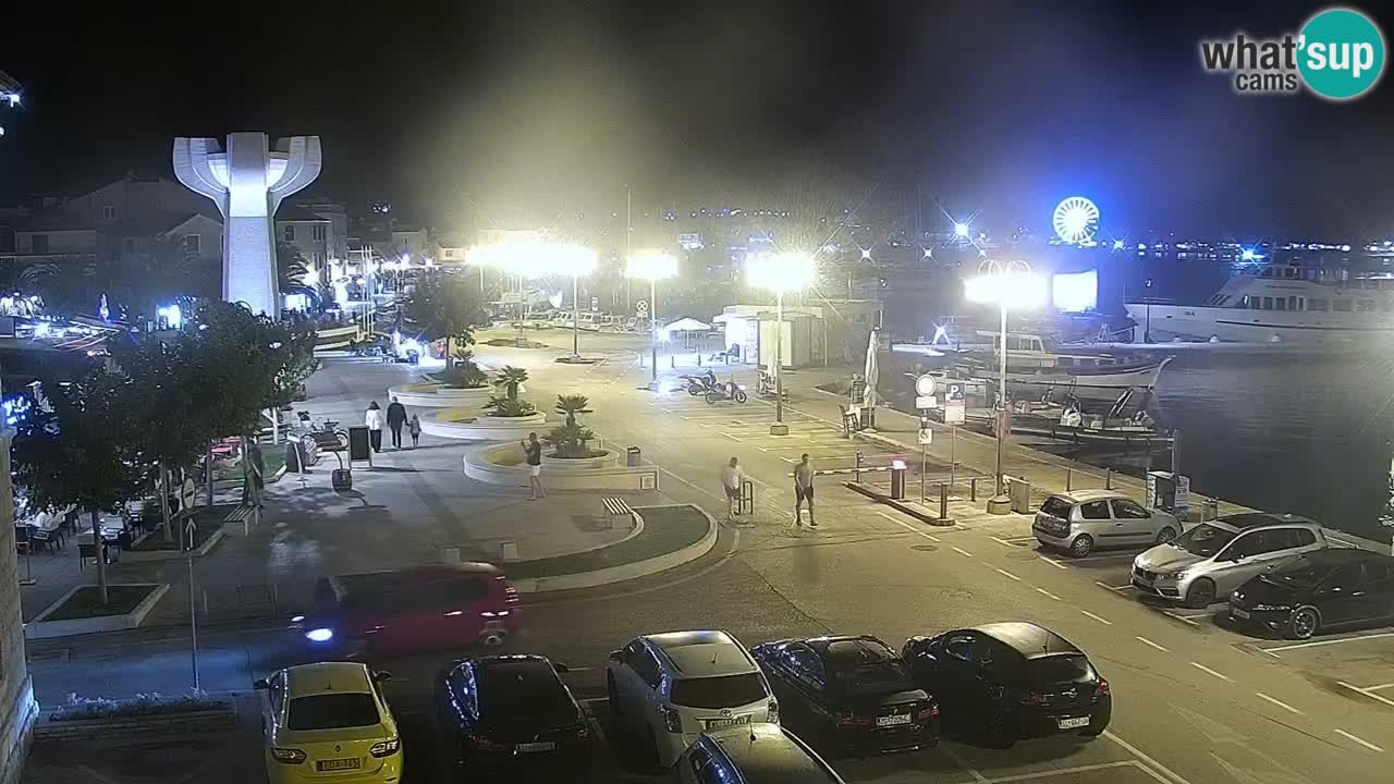 Vodice webcam live – front de mer