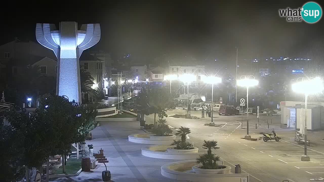Vodice Live webcam – marina and  seafront