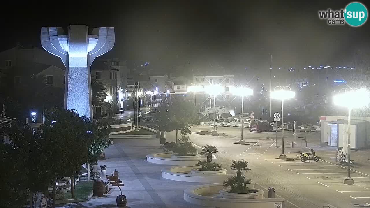 Vodice spletna kamera – marina in riva