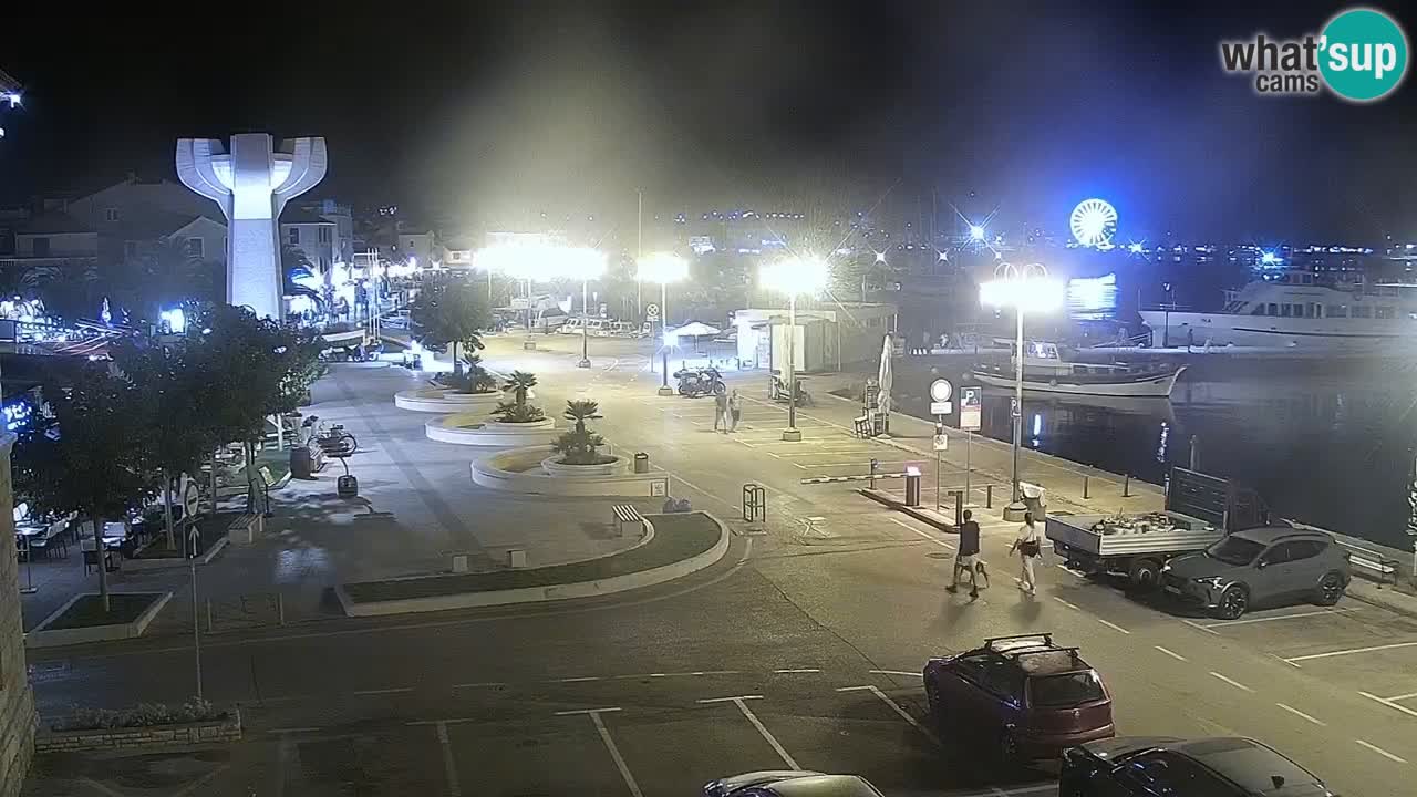 Vodice webcam live – front de mer