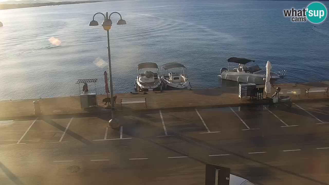 Vodice Live webcam – marina and  seafront