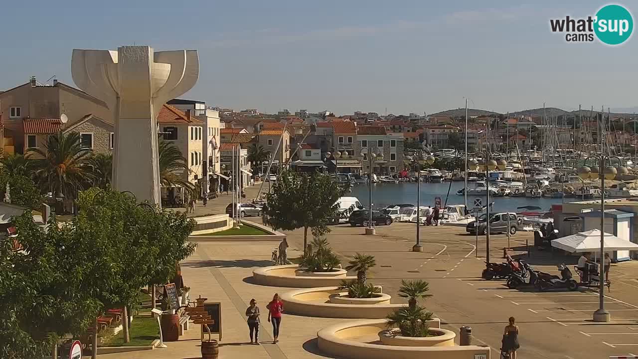 Vodice webcam – marina i meer