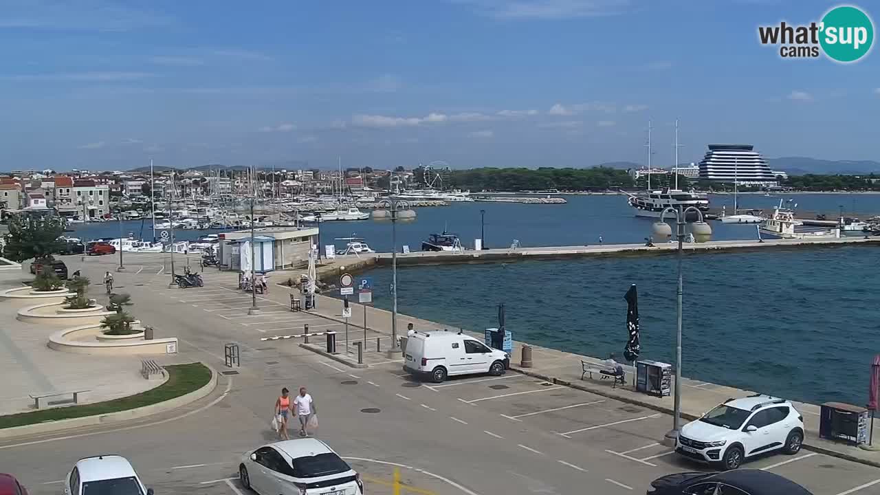 Vodice Live webcam – marina and  seafront