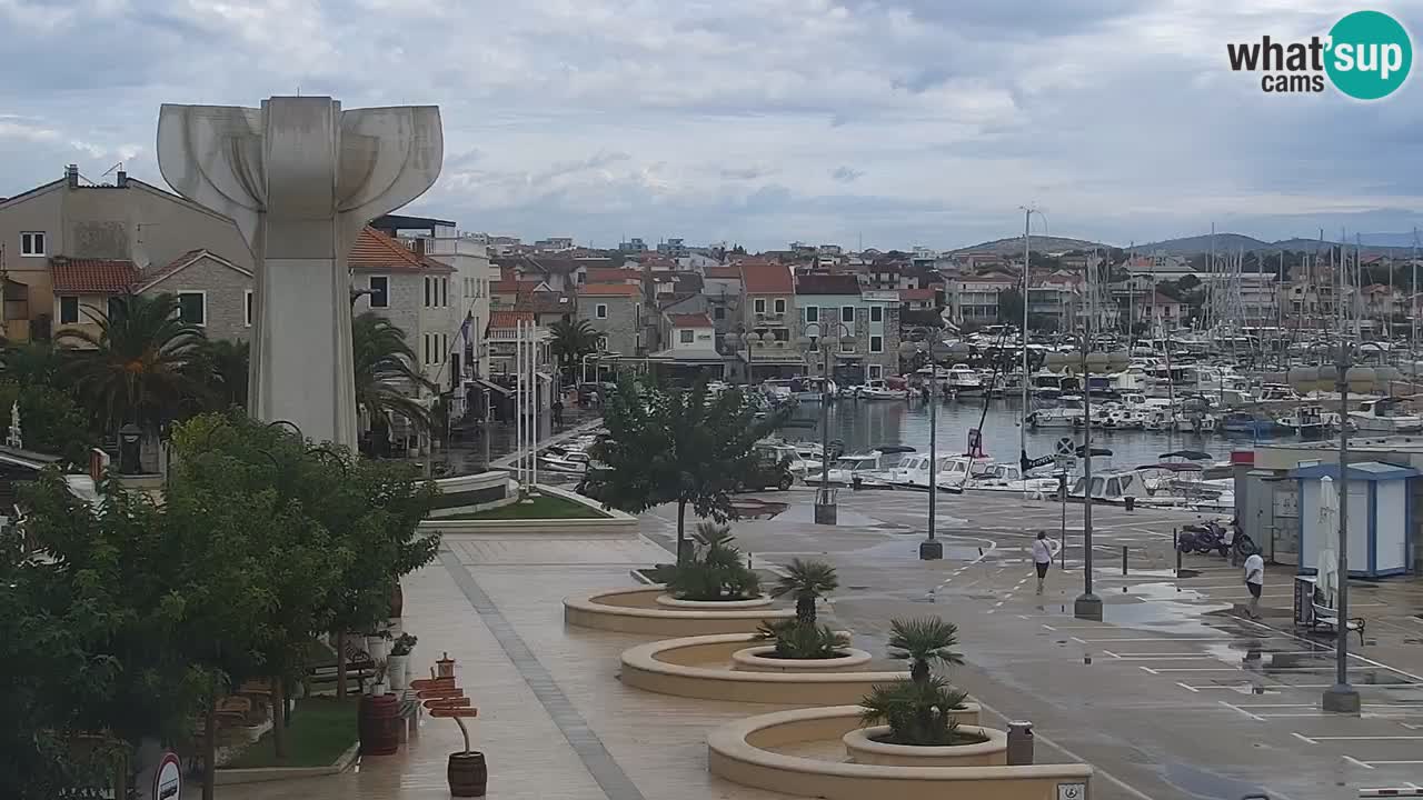 Vodice web kamera – marina i riva