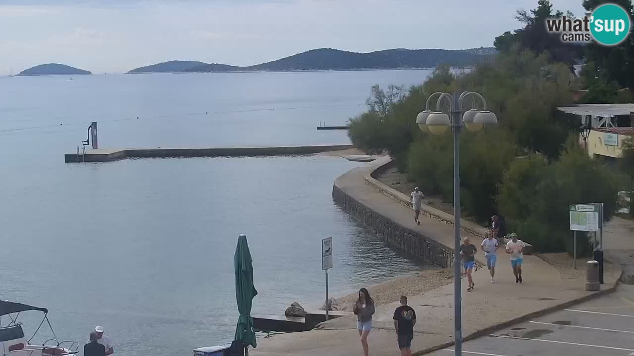 Vodice Live webcam – marina and  seafront
