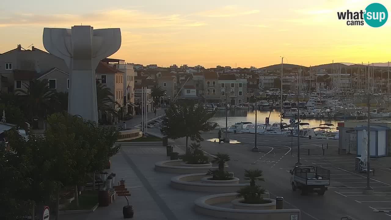 Vodice webcam – marina i meer