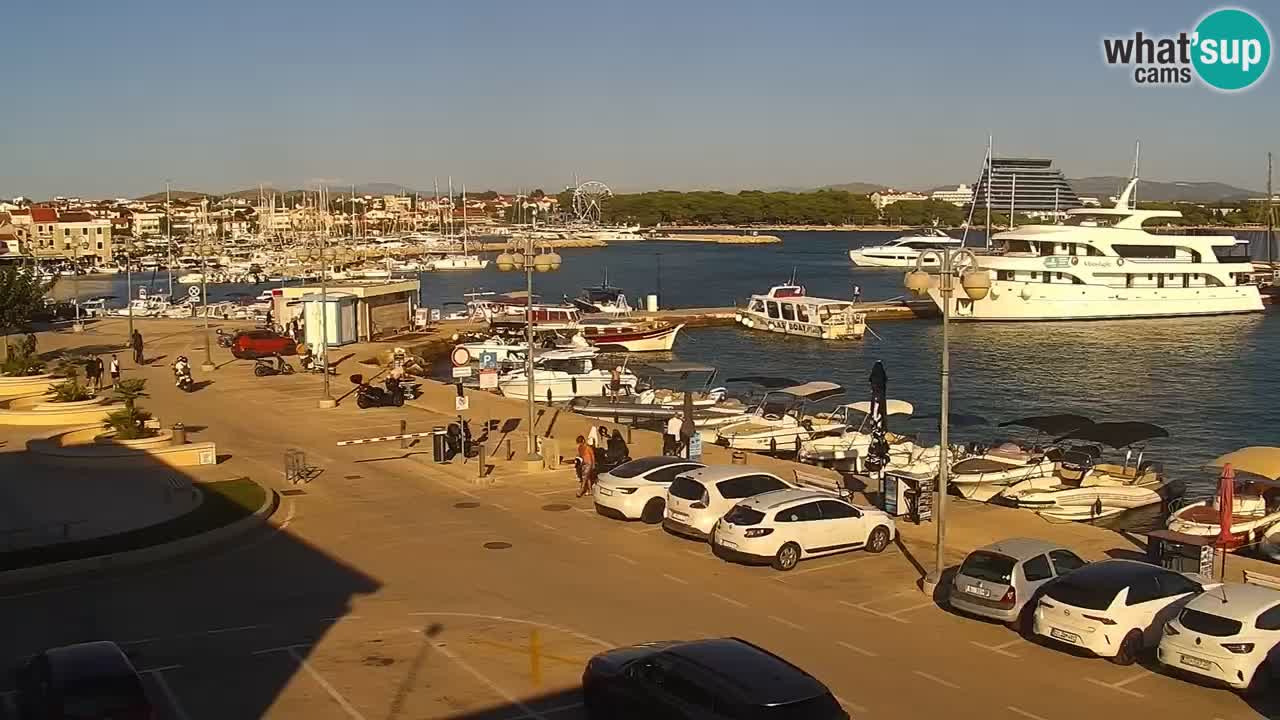 Vodice web kamera – marina i riva