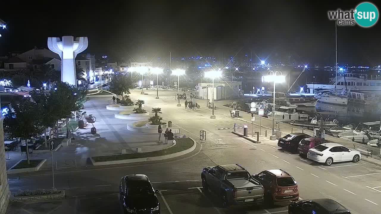 Vodice web kamera – marina i riva