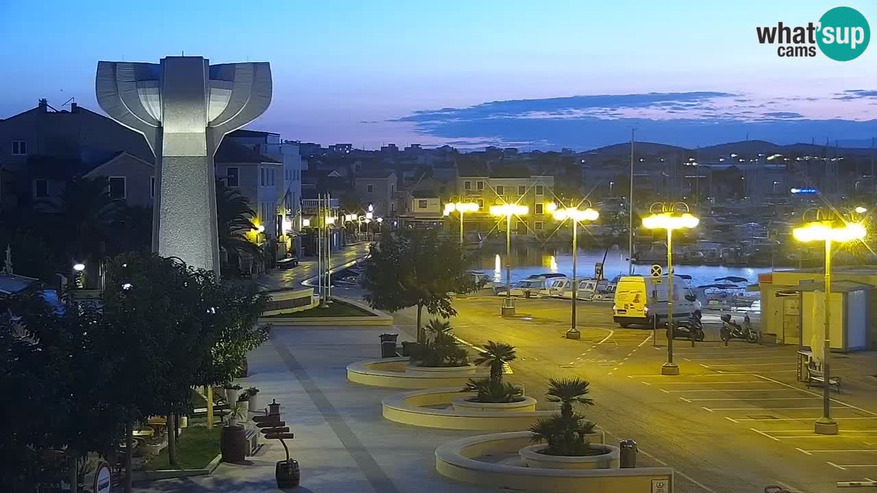 Vodice webcam – marina i meer
