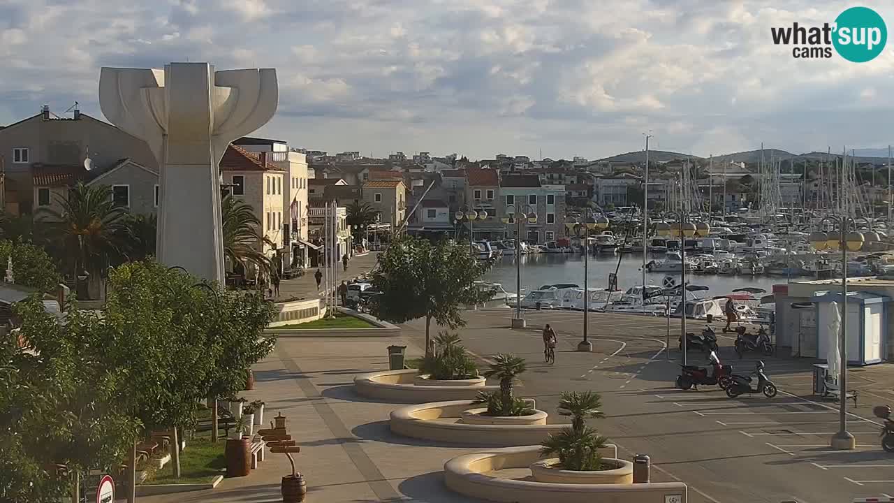 Vodice web kamera – marina i riva
