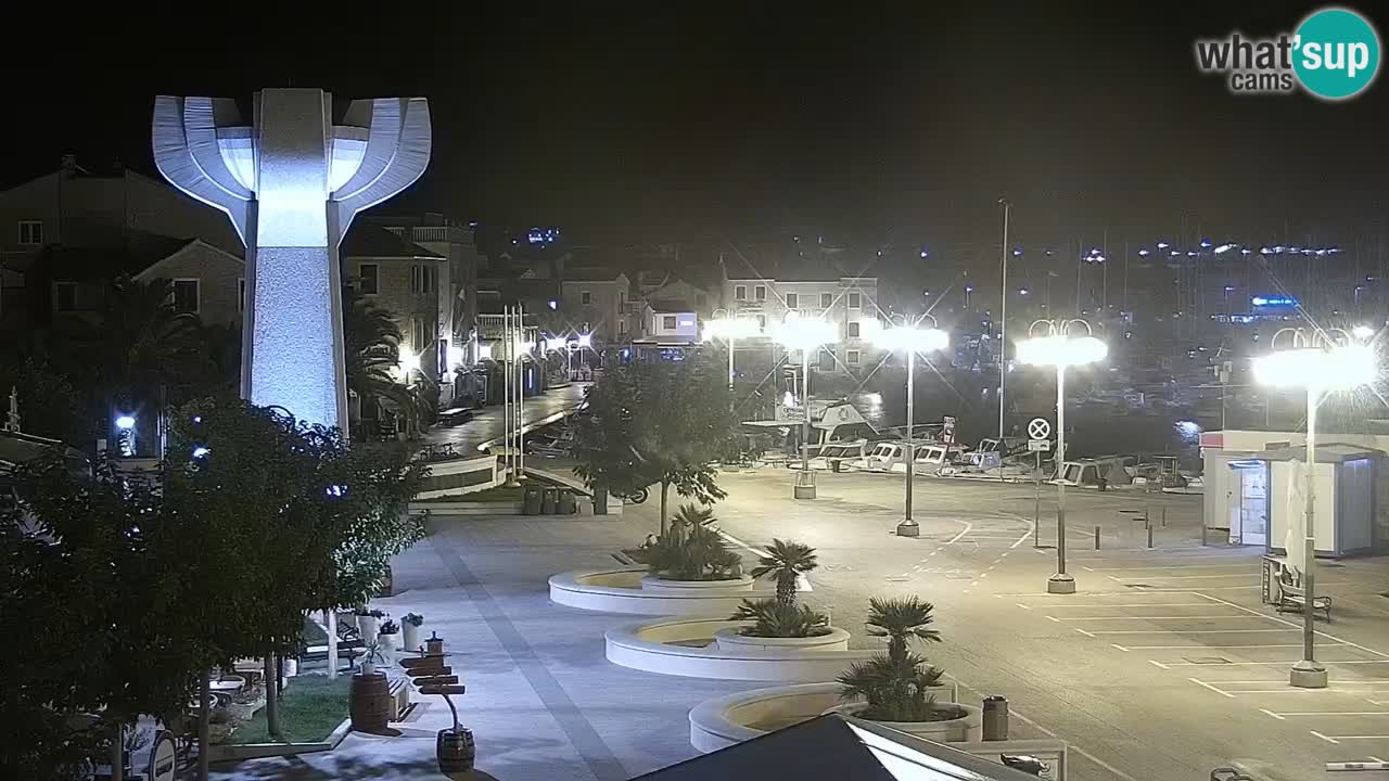 Vodice spletna kamera – marina in riva
