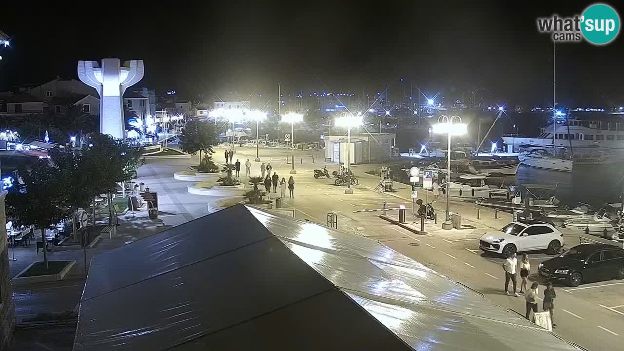 Vodice webcam live – front de mer